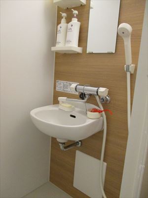 3点ユニットをシャワー＆パウダーでリフォーム